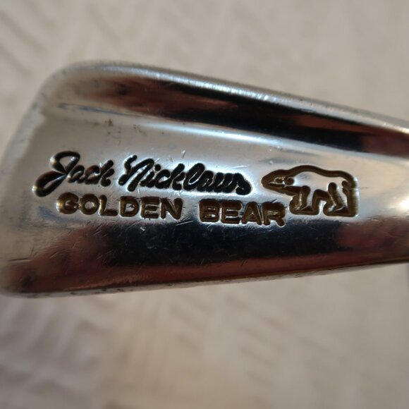 Handcrafted Golf Club Beer Tap Handle Jack Nicklaus Golden Bear 9 Iron Club - Picture 4 of 7